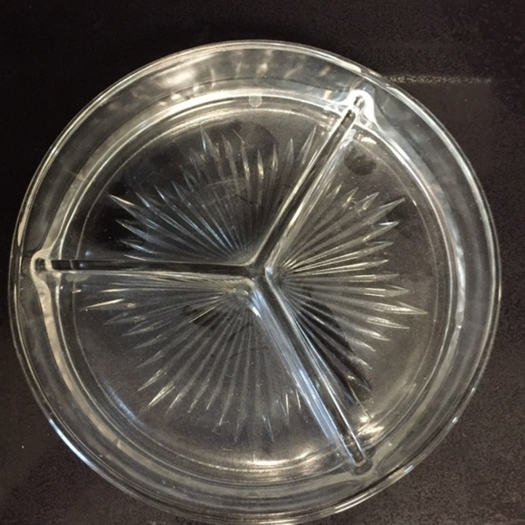 VTG Wm Rodgers silverplate glass relish tray - Picture 3 of 6